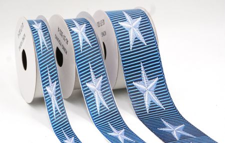 4. Juli Patriotischer Stern Jacquardband_AI-KN